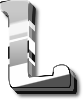 Silver Alphabet Letter and Number png
