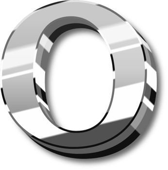 Silver Alphabet Letter and Number png