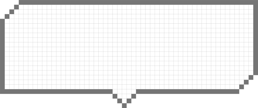 8bit retro game pixel speech bubble balloon icon sticker memo keyword planner text box banner png