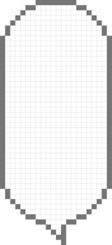 8bit retro game pixel speech bubble balloon icon sticker memo keyword planner text box banner png