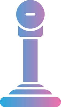 Gear Glyph Gradient Icon Design vector