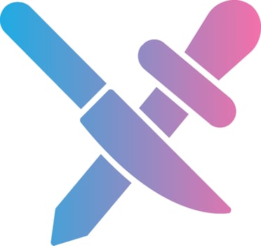 Sharpening Glyph Gradient Icon Design vector