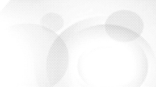 Abstract white and gray color background with halftone effect, dot pattern. illustration. vector