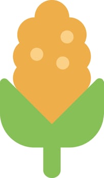 corn illustration design, art and creativity vector