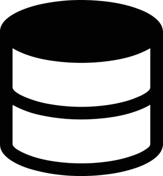 Storage data icon symbol image for database illustration vector