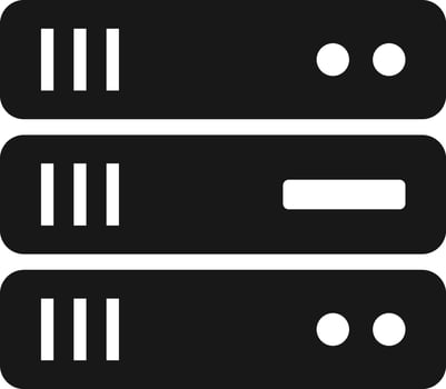 Storage data icon symbol image for database illustration vector