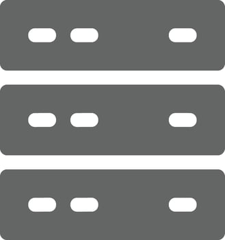 Storage data icon symbol image for database illustration vector
