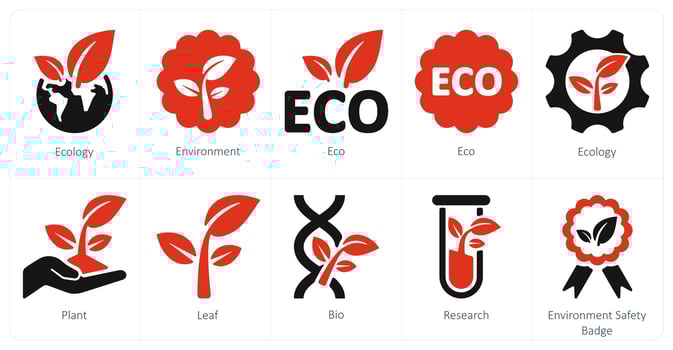 A set of 10 Ecology icons as ecology, environment, eco vector