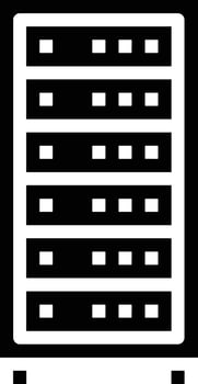 Storage data icon symbol image for database illustration vector