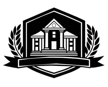 Real estate logo and buildings icon illustration vector