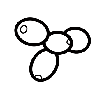 coffee seed fruit Hand drawn organic line doodle png