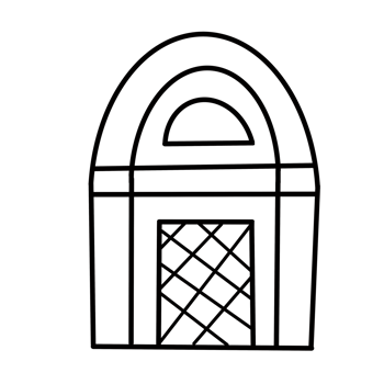 music jukebox machine Hand drawn organic line doodle png