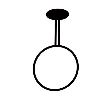 light lamp Hand drawn organic line doodle png