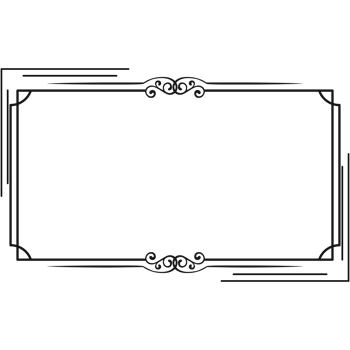 frame with flowers on transparent background png