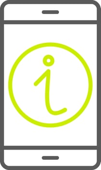 Information Line Two Color Icon vector