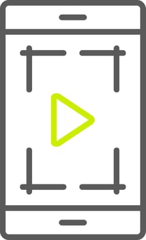 Screenshot Line Two Color Icon vector
