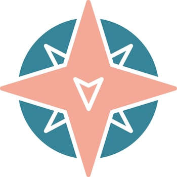 South Glyph Two Color Icon vector