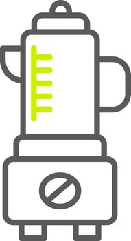 Blender Line Two Color Icon vector