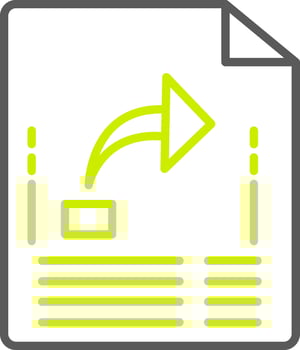Forward Line Two Color Icon vector