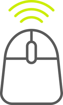 Mouse Line Two Color Icon vector