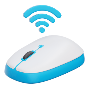 Wireless Mouse 3d Illustration png