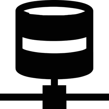 Storage data icon symbol image for database illustration vector