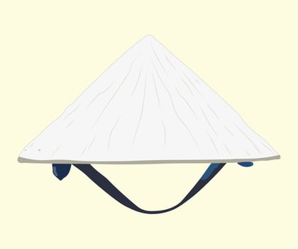Vietnam Conical hat free elements vector