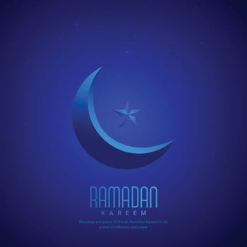 Ramadan Kareem creative design for social media ads vector