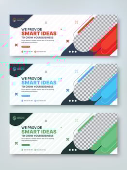 Creative business webinar social media cover banner vector