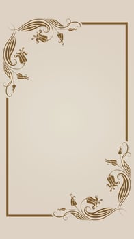 Aesthetic Frame Pattern vector