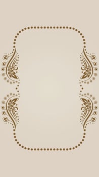 Aesthetic Frame Pattern vector