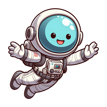 cute astronaut illustration png