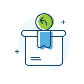 Return Management Icon Design vector