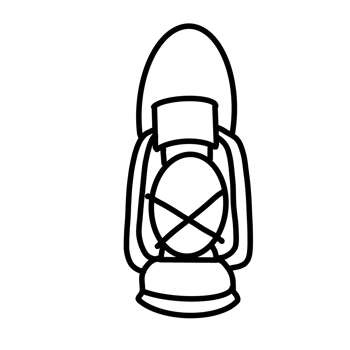light lamp Hand drawn organic line doodle png