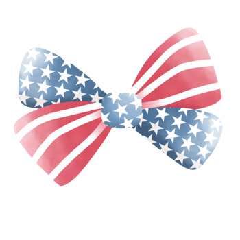 American flag ribbon illustration png