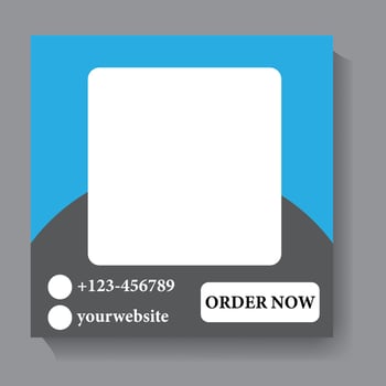 Social media Post Template vector