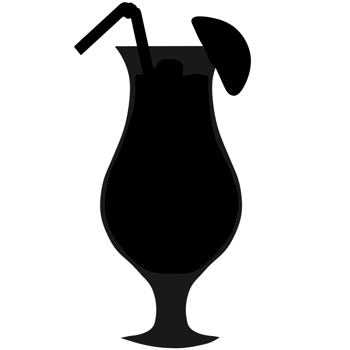 Freshly squeezed orange juice and silhouette png