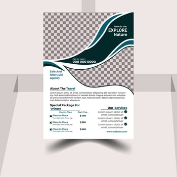 Creative And Corporate Business Flyer Design vector