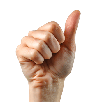 hand gestures on a transparent background png
