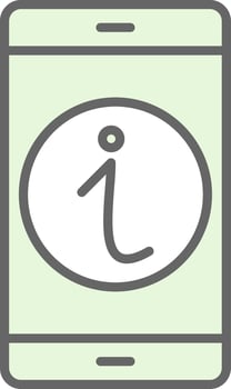 Information Fillay Icon Design vector