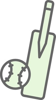Cricket Fillay Icon Design vector