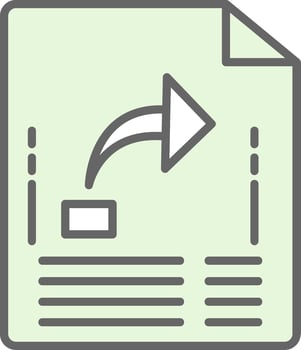 Forward Fillay Icon Design vector