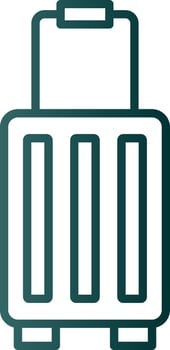 Suitcase Line Gradient Icon vector