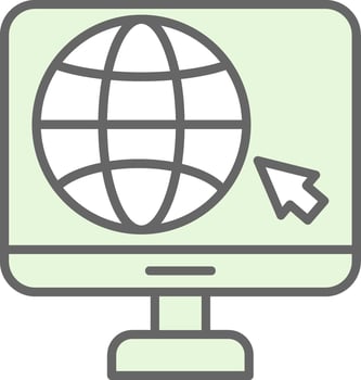 Website Fillay Icon Design vector