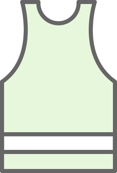 Undershirt Fillay Icon Design vector