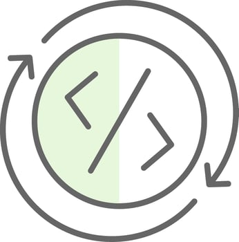 Development Fillay Icon Design vector