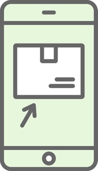 Order OnLine Circle Multi Circle Fillay Icon Design vector