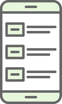 Survey Fillay Icon Design vector