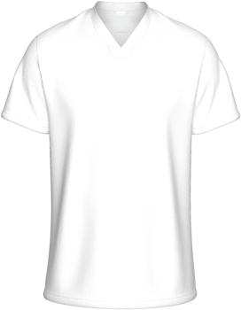 mockup template jersey football white shirt soccer front view long sleeves short sleeves transparent png