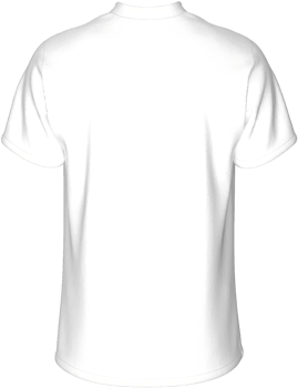 mockup template jersey football white shirt soccer back view png